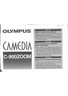 Olympus C 900 Zoom manual. Camera Instructions.